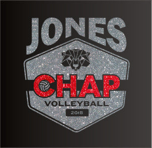 Chap Volleyball Custom Decal~ Matte or Glitter