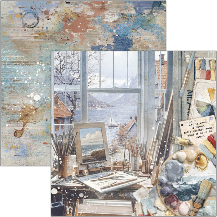Ciao Bella - 12X12 Paper Pad - An Artist Journey. Includes 12 Sheets. Available at Embellish Away located in Bowmanville Ontario Canada.