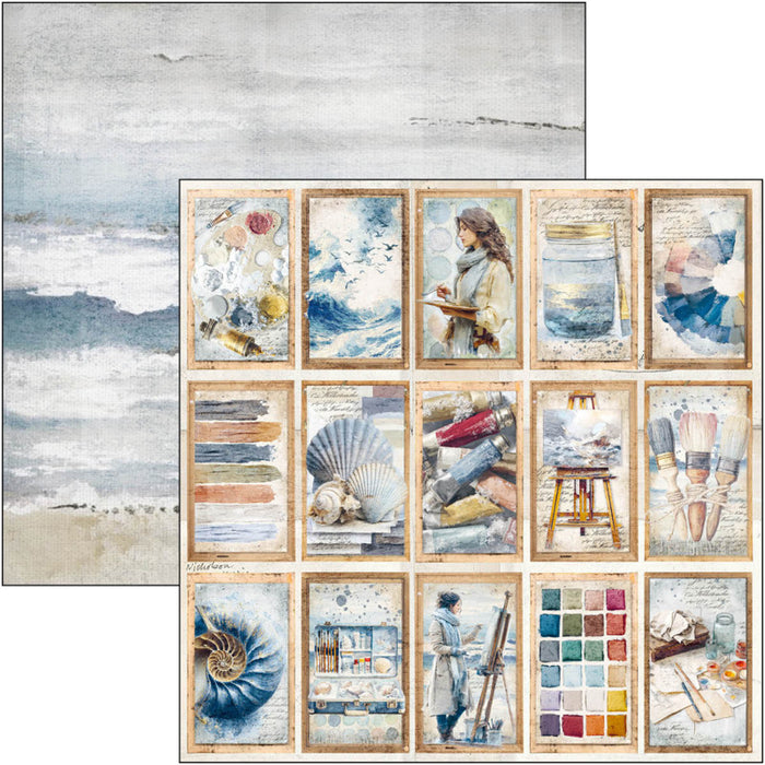 Ciao Bella - 12X12 Patterns Pad - An Artist Journey. Includes 8 Sheets. Available at Embellish Away located in Bowmanville Ontario Canada.