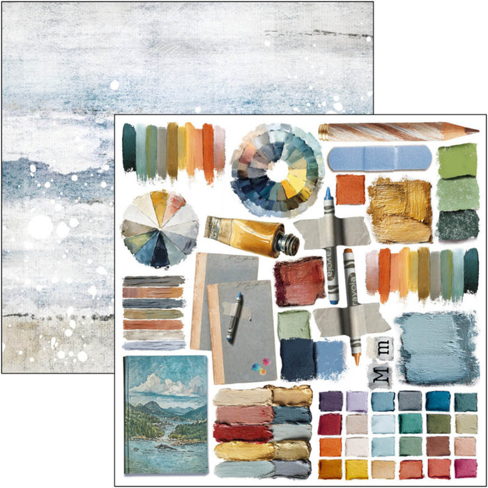 Ciao Bella - 6X6 Fussy Cut Pad - An Artist Journey. Includes 24 Sheets. Available at Embellish Away located in Bowmanville Ontario Canada.