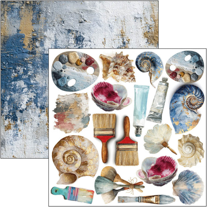 Ciao Bella - 6X6 Fussy Cut Pad - An Artist Journey. Includes 24 Sheets. Available at Embellish Away located in Bowmanville Ontario Canada.