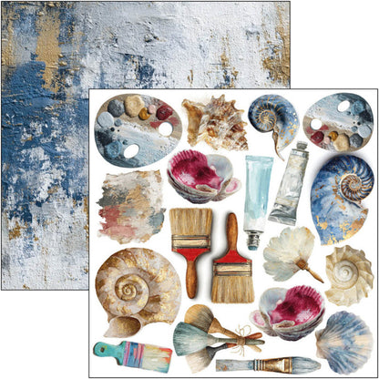 Ciao Bella - 6X6 Fussy Cut Pad - An Artist Journey. Includes 24 Sheets. Available at Embellish Away located in Bowmanville Ontario Canada.