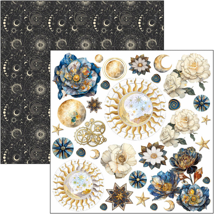Ciao Bella - 6X6 Fussy Cut Pad - Celestial. Available at Embellish Away located in Bowmanville Ontario Canada.