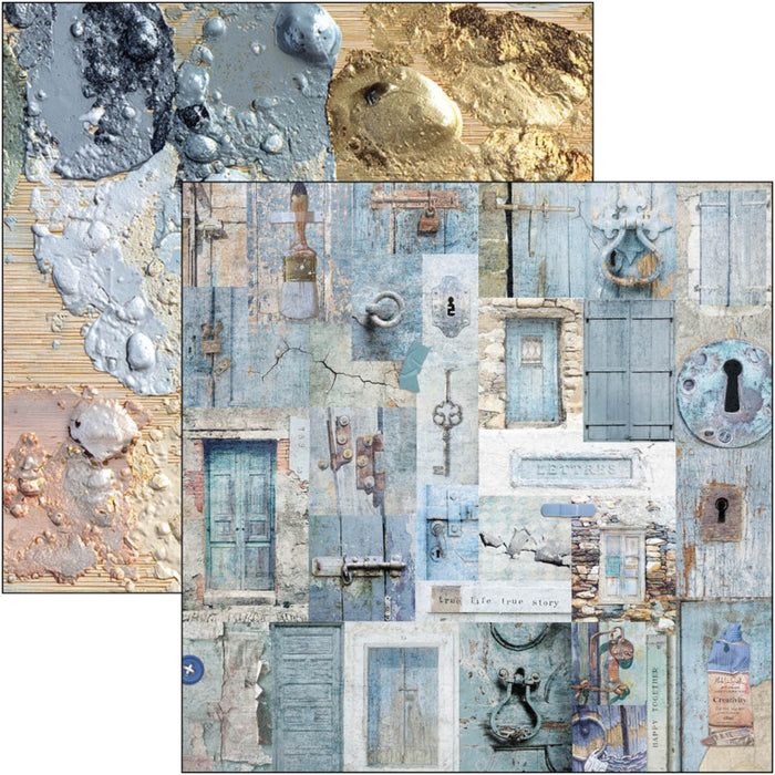 Ciao Bella - 8X8 Paper Pad - An Artist Journey. Includes 12 Sheets. Available at Embellish Away located in Bowmanville Ontario Canada.