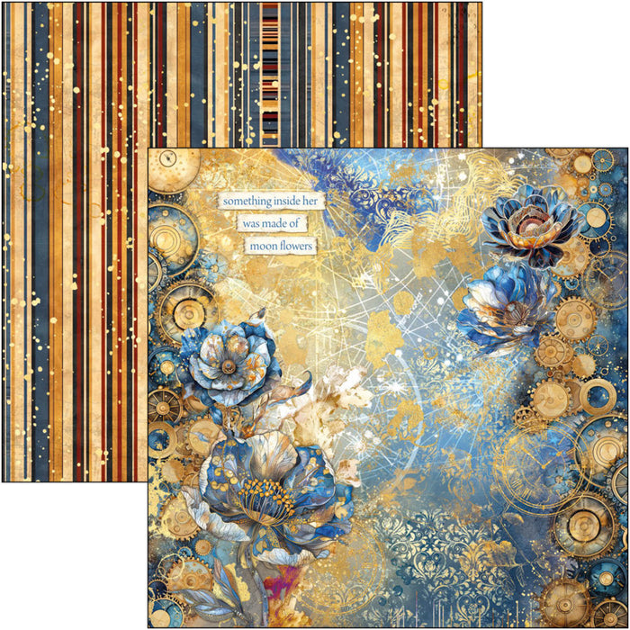 Ciao Bella - 8X8 Paper Pad - Celestial. Available at Embellish Away located in Bowmanville Ontario Canada.