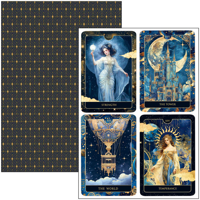 Ciao Bella - A4 Creative Pad - Celestial. Available at Embellish Away located in Bowmanville Ontario Canada.