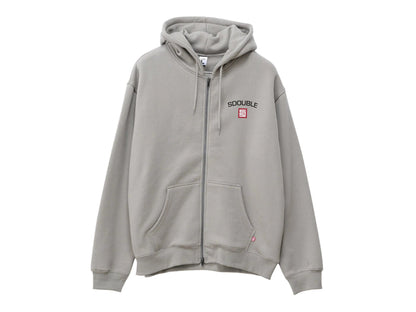 Cities Zip Thru Hooded Fleece - Stone