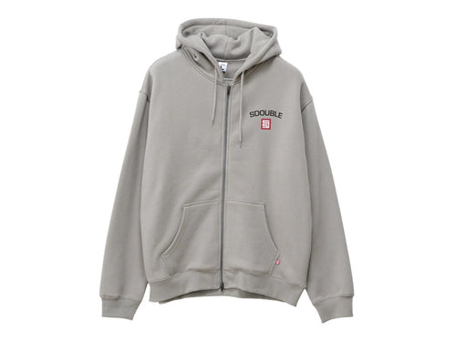 Cities Zip Thru Hooded Fleece - Stone