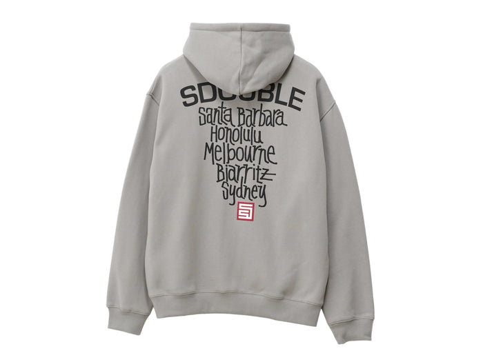 Cities Zip Thru Hooded Fleece - Stone