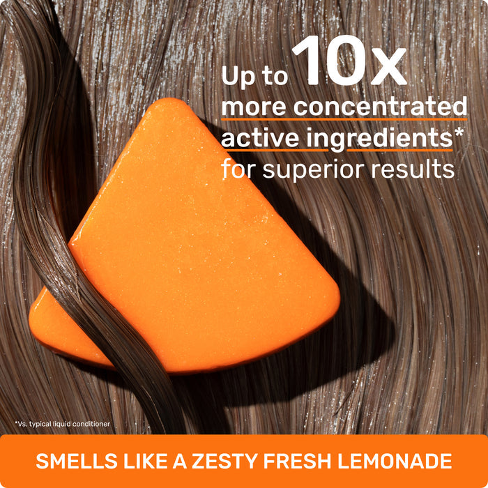 up to 10x concentrated active ingredients* for superior results *vs typical liquid conditioner

SMELLS LIKE A ZESTY FRESH LEMONADE