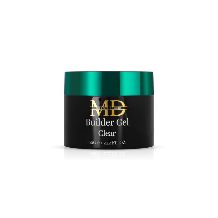 Jar of MD Builder Gel on a white background