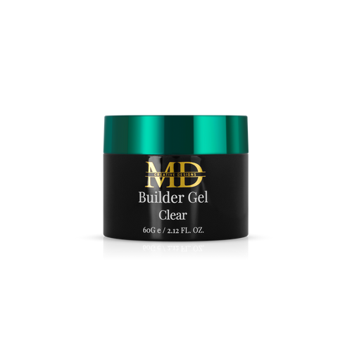 Jar of MD Builder Gel on a white background