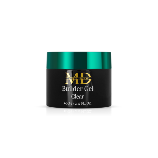 Jar of MD Builder Gel on a white background