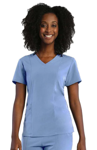 Clearance Maevn Pure Soft 3-Panels V-Neck Scrub Top
