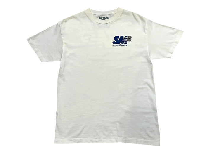 Clippy T-Shirt - Faded Cream / Navy
