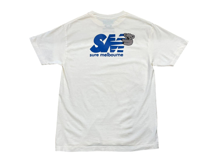 Clippy T-Shirt - Faded Cream / Navy