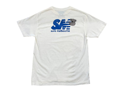 Clippy T-Shirt - Faded Cream / Navy