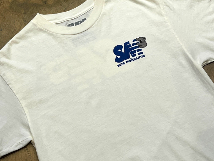 Clippy T-Shirt - Faded Cream / Navy