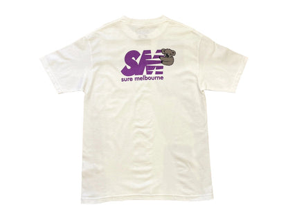 Clippy T-Shirt - White / Purple