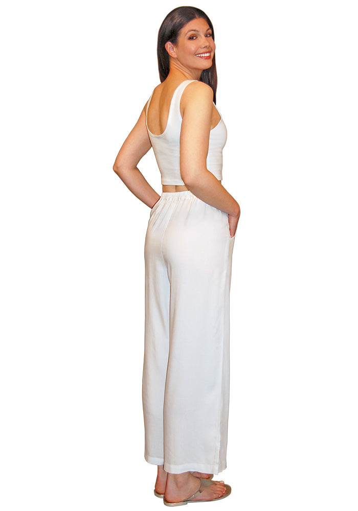 Coastal Cool Crop Pants with Pockets