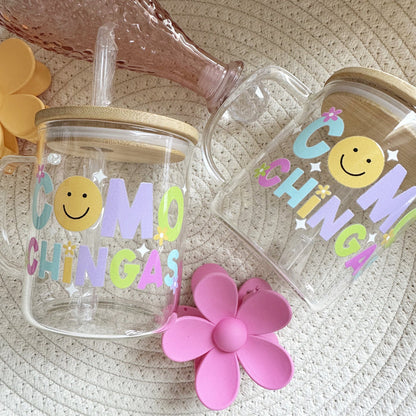 Como Chingas Glass Mug