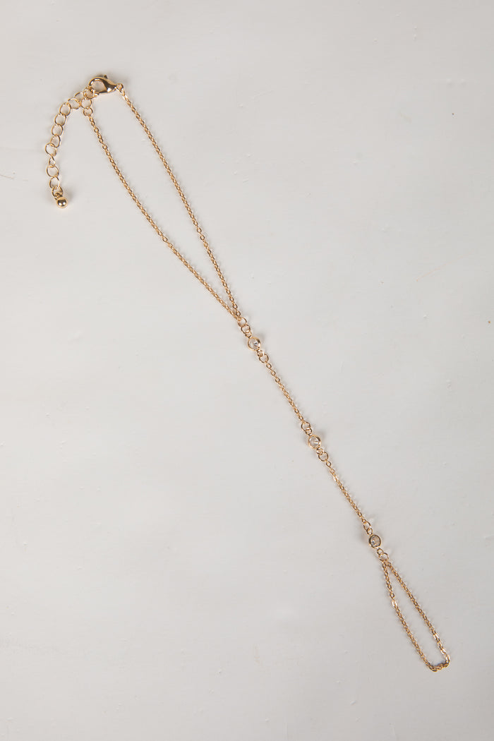 gold hand chain