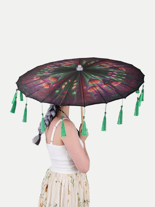 COSMIC Sun Umbrella | Trippy Shroom-Image 1