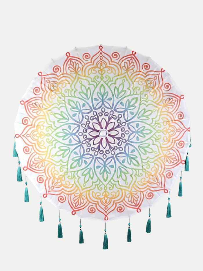COSMIC Sun Umbrella | Mandala Rainbow-Image 2