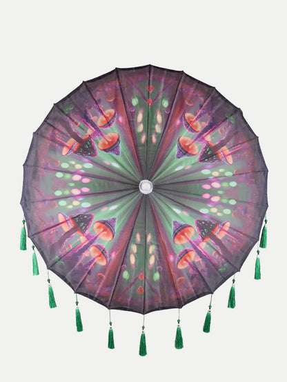 COSMIC Sun Umbrella | Trippy Shroom-Image 2
