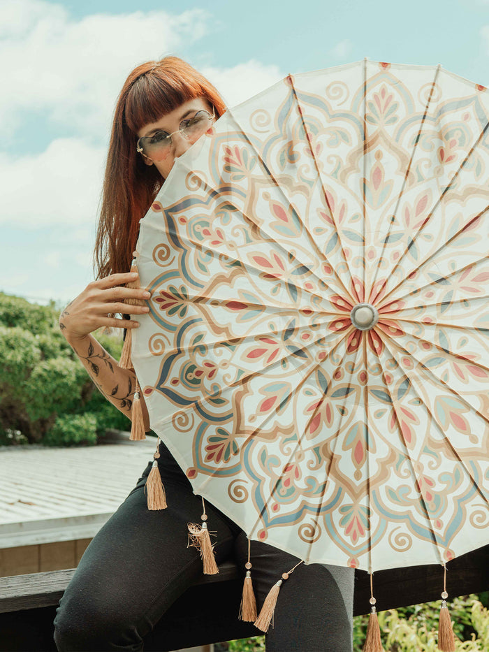 COSMIC Sun Umbrella | Mandala Natural-Image 2