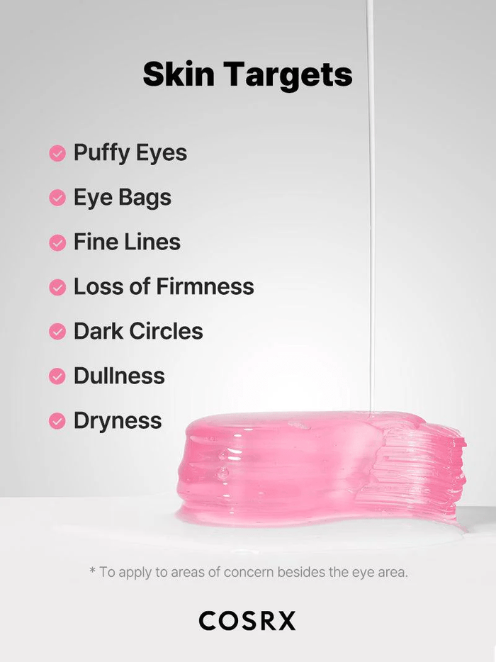 Cosrx The Peptide Collagen Hydrogel Eye Patch (60 Patches) كوسركس الببتيد كولاجين هيدروجيل العين رقعة - Princess Cosmetics Qatar