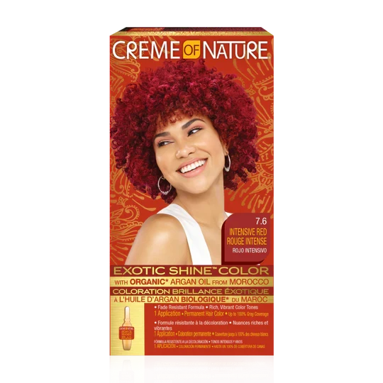 Cream Of Nature Exotic Shine™ Color with Argan Oil from Morocco 1.0 Intense Black