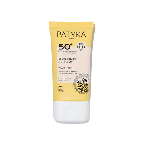 #seo: crème solaire visage spf50+ patyka