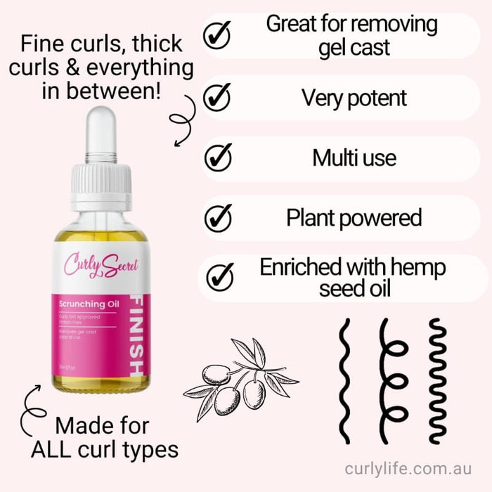 Curly Secret Scrunching oil