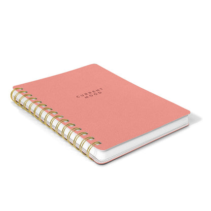 Current Mood (Coral Pink) Agatha Notebooks