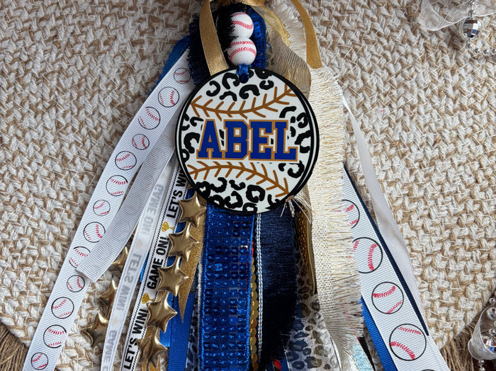 Custom Bag Charm | Personalized Ribbon Tassel | Sports Mom Bag Drip | Yeti Camino Accessory