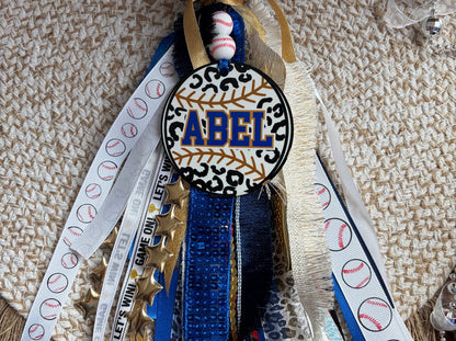 Custom Bag Charm | Personalized Ribbon Tassel | Sports Mom Bag Drip | Yeti Camino Accessory
