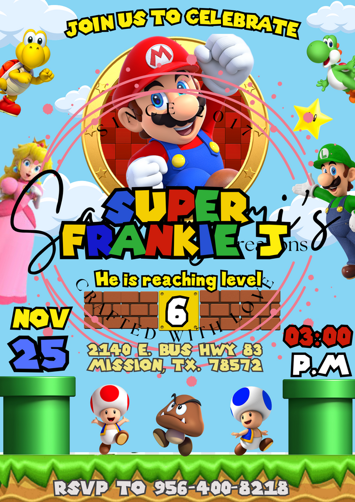 Custom Party Invitation
