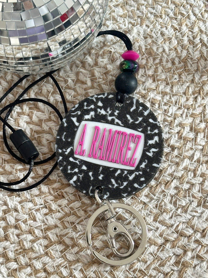 Customized 3D-Printed Teacher Composition Notebook Lanyard