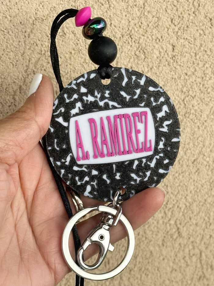 Customized 3D-Printed Teacher Composition Notebook Lanyard