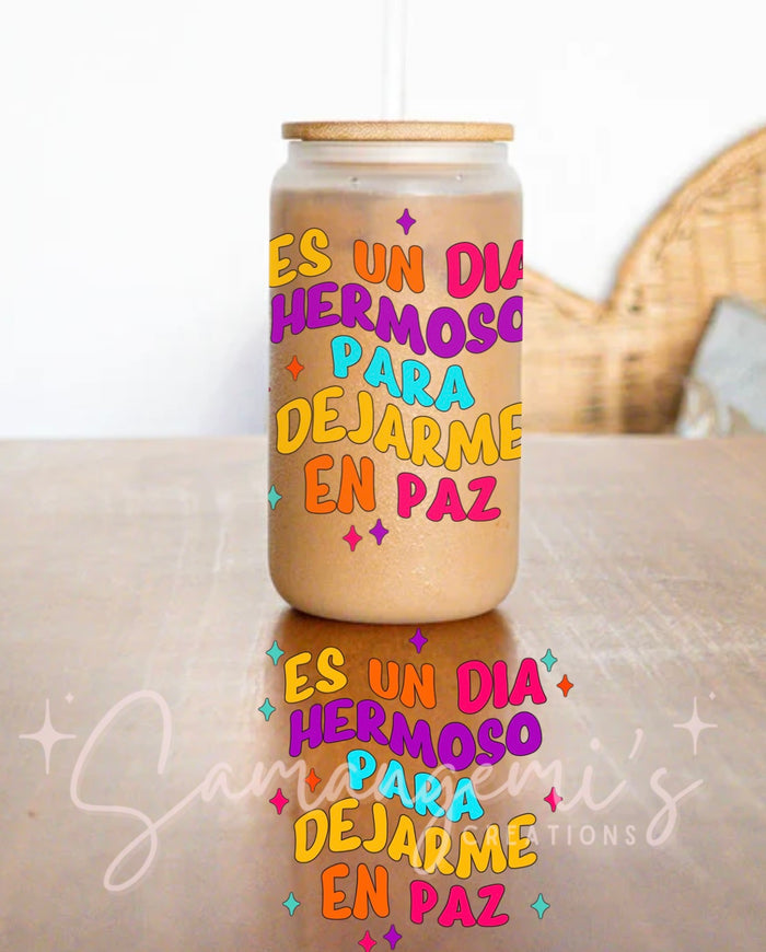 Customized Glass Can