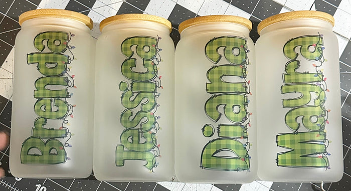 Customized Glass Can