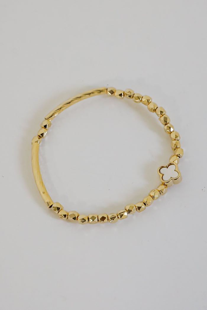 Diana Beaded Quatrefoil Bracelet