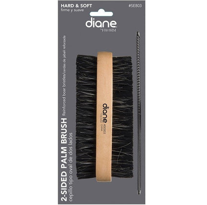 DIANE HARD & SOFT REINFORCED BOAR 2-SIDE BRUSH WITH FREE 7" STYLING COMB - Palms Fashion Inc.