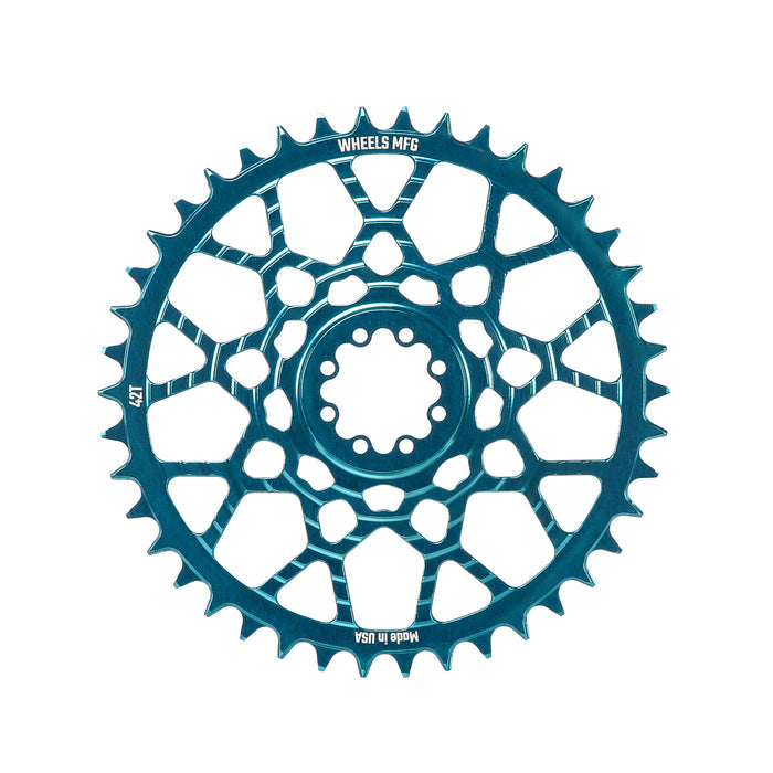 42T / 6.5mm InBoard For 12spd SRAM / Teal