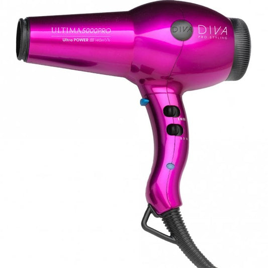 Diva Ultima 5000 Pro Dryer - Pink