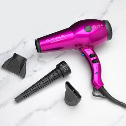 Diva Ultima 5000 Pro Dryer - Pink