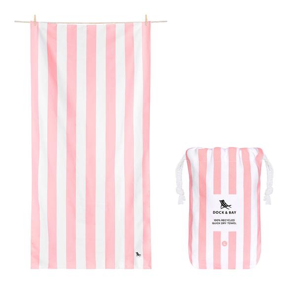 Dock & Bay Malibu Pink Cabana Towel
