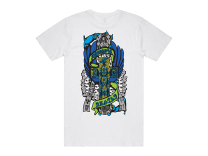 Dog Town Eric Dressen Hands T-Shirt - White
