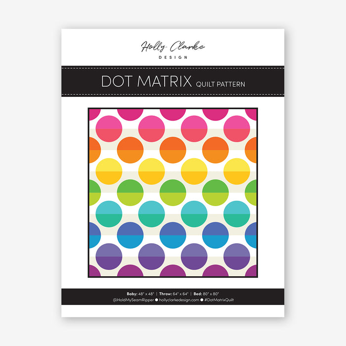 Dot Matrix Quilt Pattern